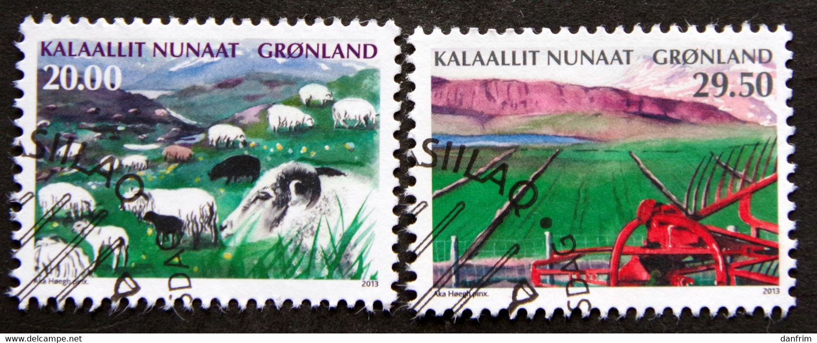 Greenland 2013  Agriculture  Minr.640-41   (lot E 2095 ) - Used Stamps