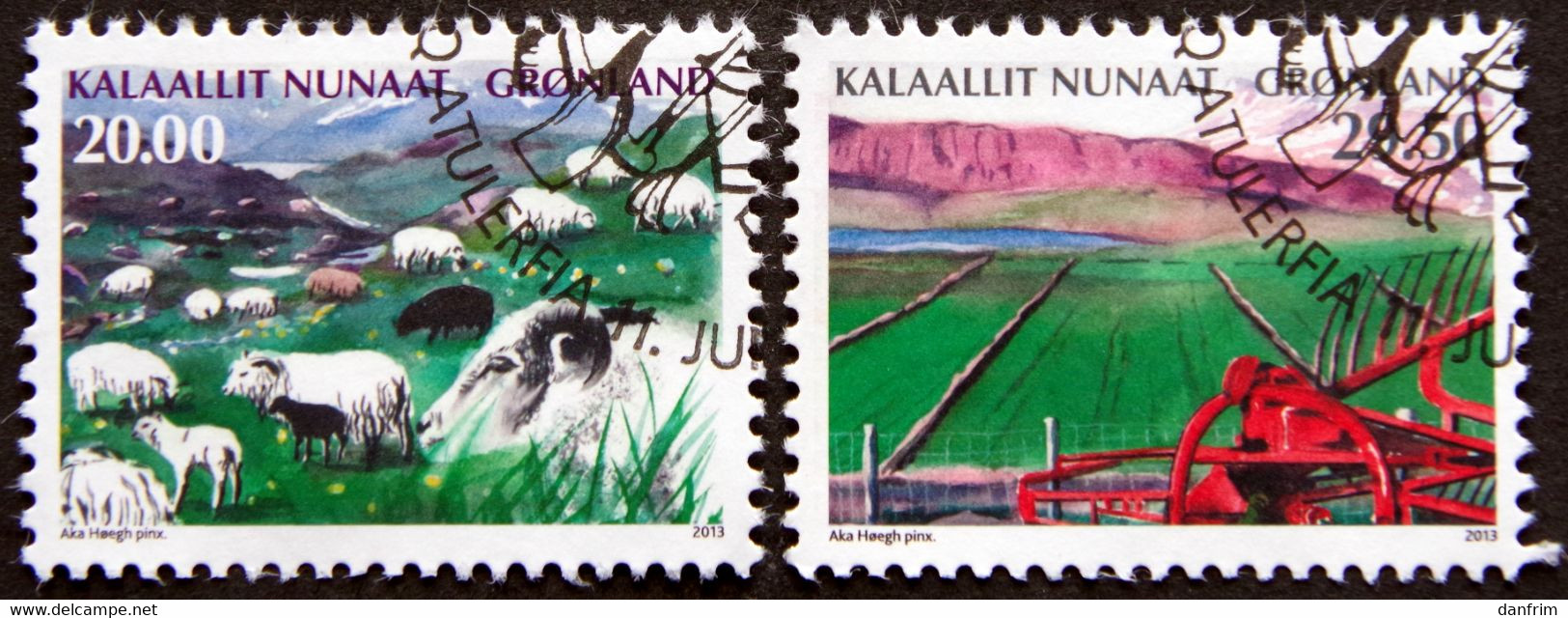 Greenland 2013  Agriculture  Minr.640-41   (lot E 2119 ) - Used Stamps