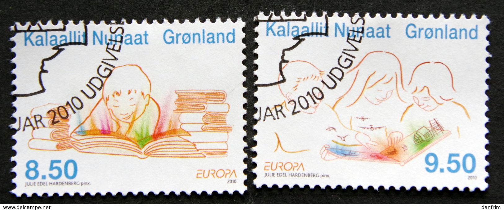 GREENLAND 2010  EUROPA   Minr.554-55 (O)   (lot E 2045) - Used Stamps