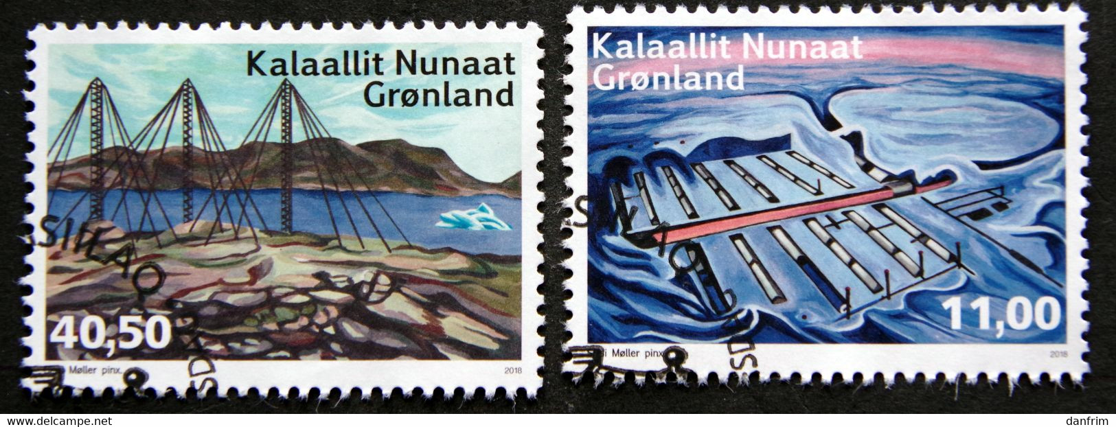 GREENLAND 2018  Environment In Greenland Minr.784-85  (lot H 2) - Gebruikt