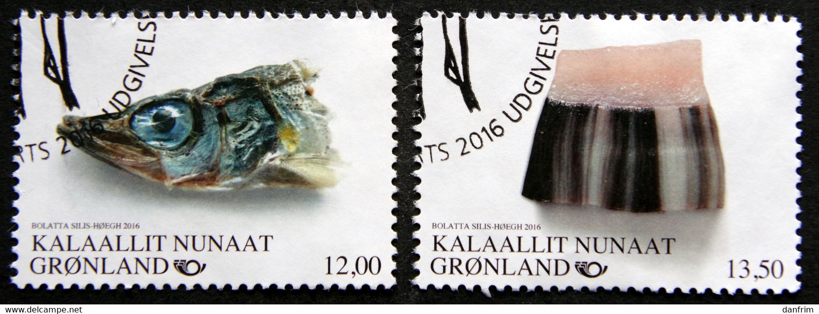 GREENLAND 2016 NORDEN  Gastronomie  Minr.724-25   ( Lot H 4 ) - Oblitérés