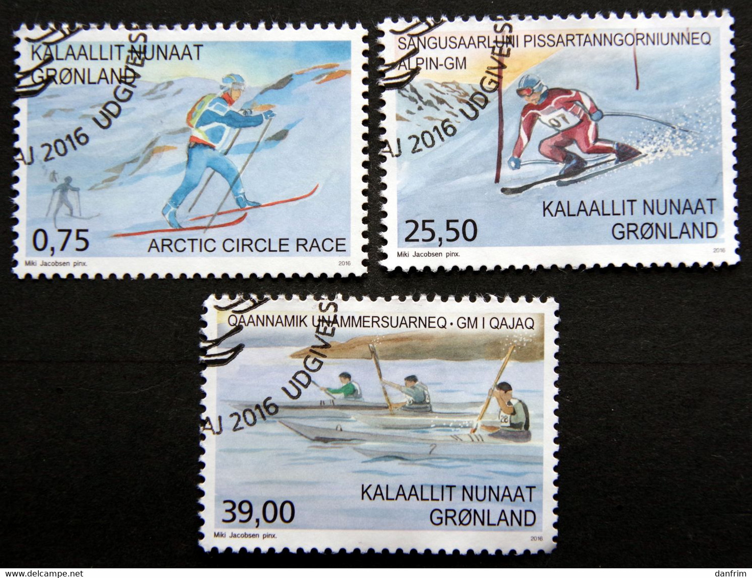 GREENLAND 2016 SPORT  Minr.728-30   ( Lot H 9) - Gebraucht