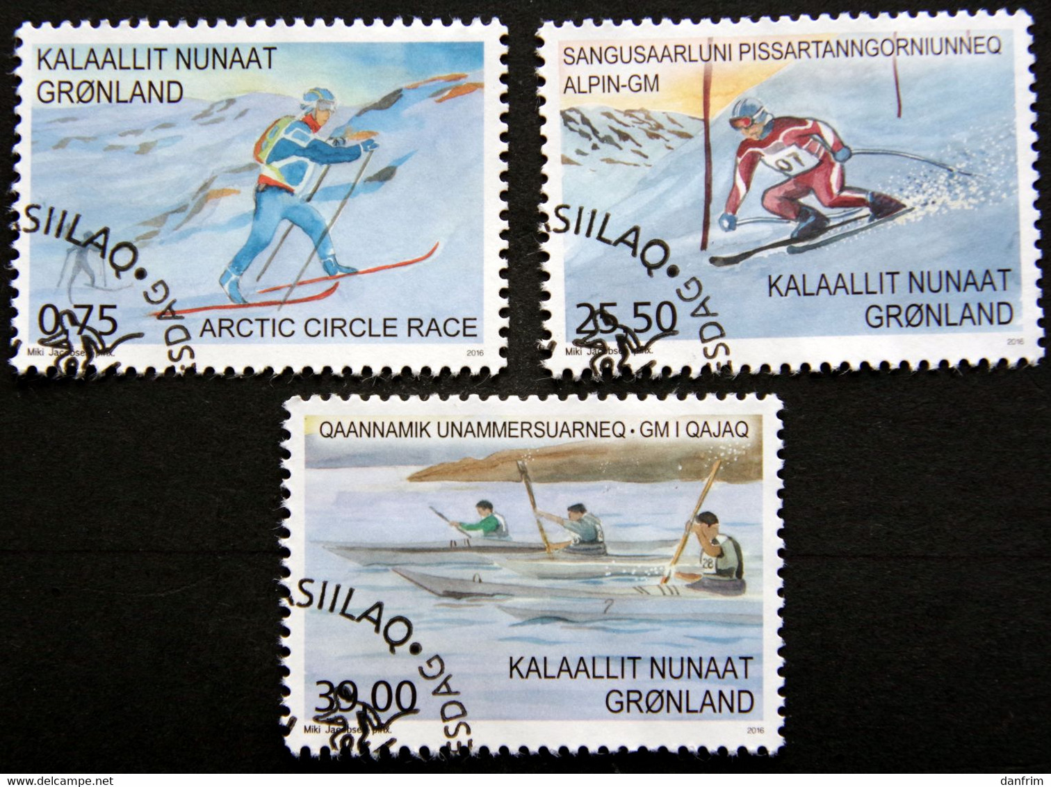 GREENLAND 2016 SPORT  Minr.728-30   ( Lot H 12) - Gebruikt