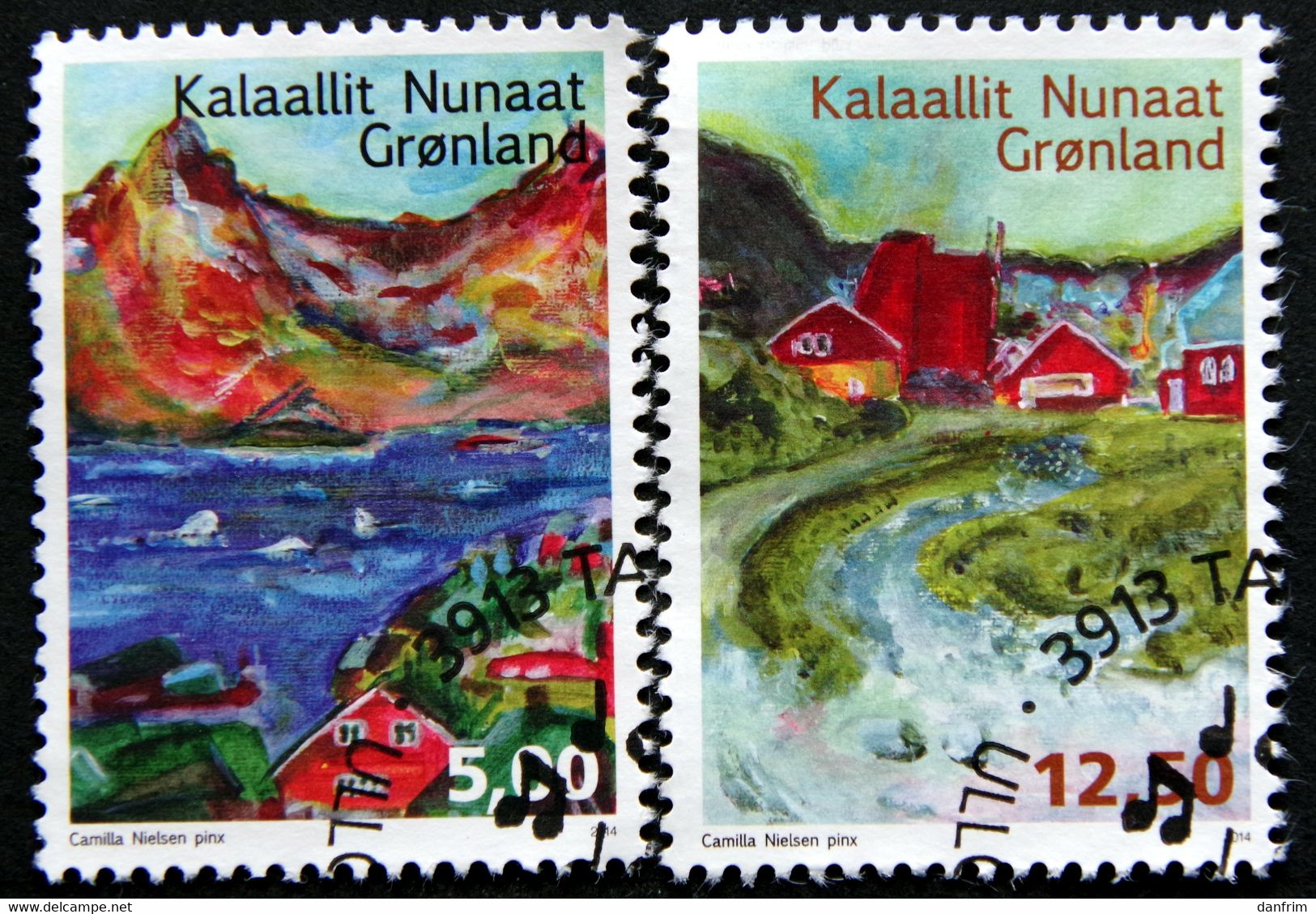 GREENLAND 2014    Greenlandic Songs  Minr.657-58     ( Lot H 22 ) - Oblitérés