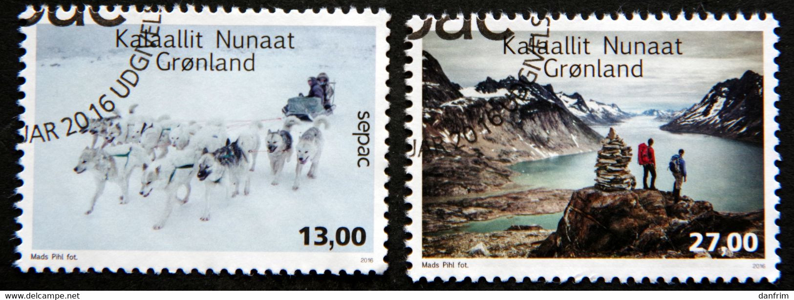 GREENLAND 2016   SEPAC  Minr.721-22   ( Lot H 45  ) - Gebraucht