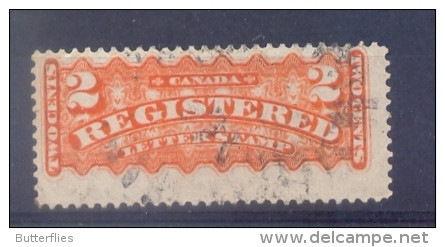 Canada - 1875 - Yv. 1 -  Registered - Gestempeld - ...-1851 Voorfilatelie