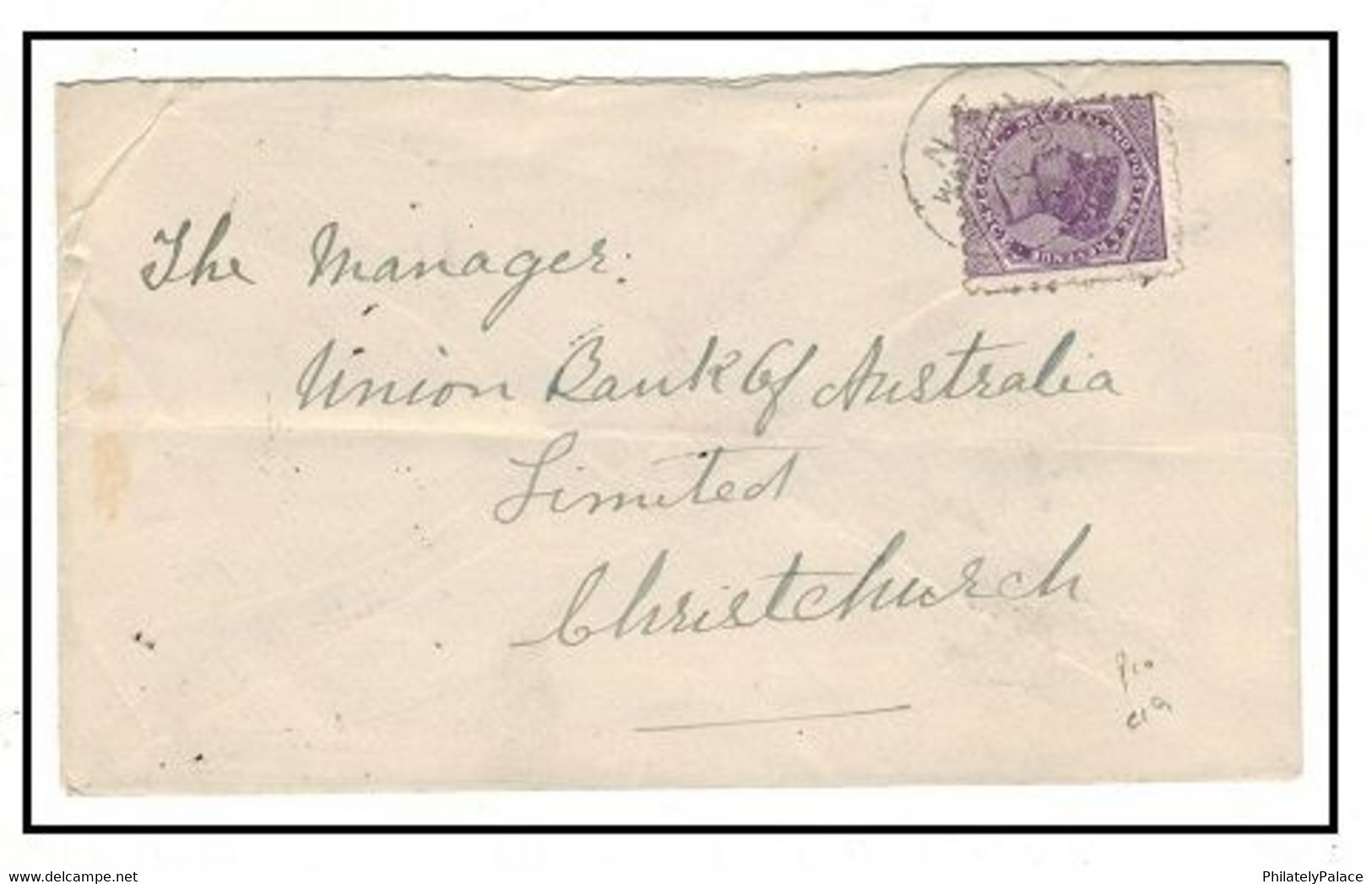 NEW ZEALAND - 1896 2d Rate Local Cover Used At WAIKARI (**) - ...-1855 Voorfilatelie