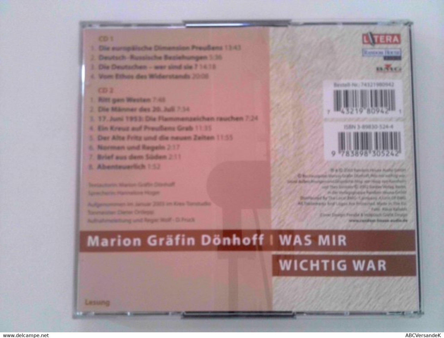 Was Mir Wichtig War - CD