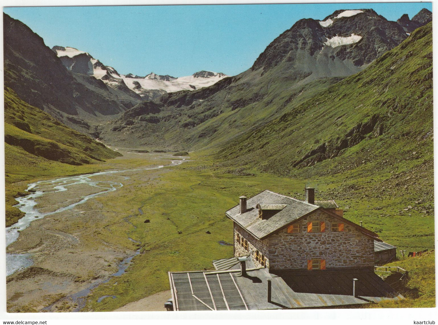 Amberger Hütte 2135 M Mit Sulztalferner, Oetztal - Tirol -  (Österreich/Austria) - Sellrein