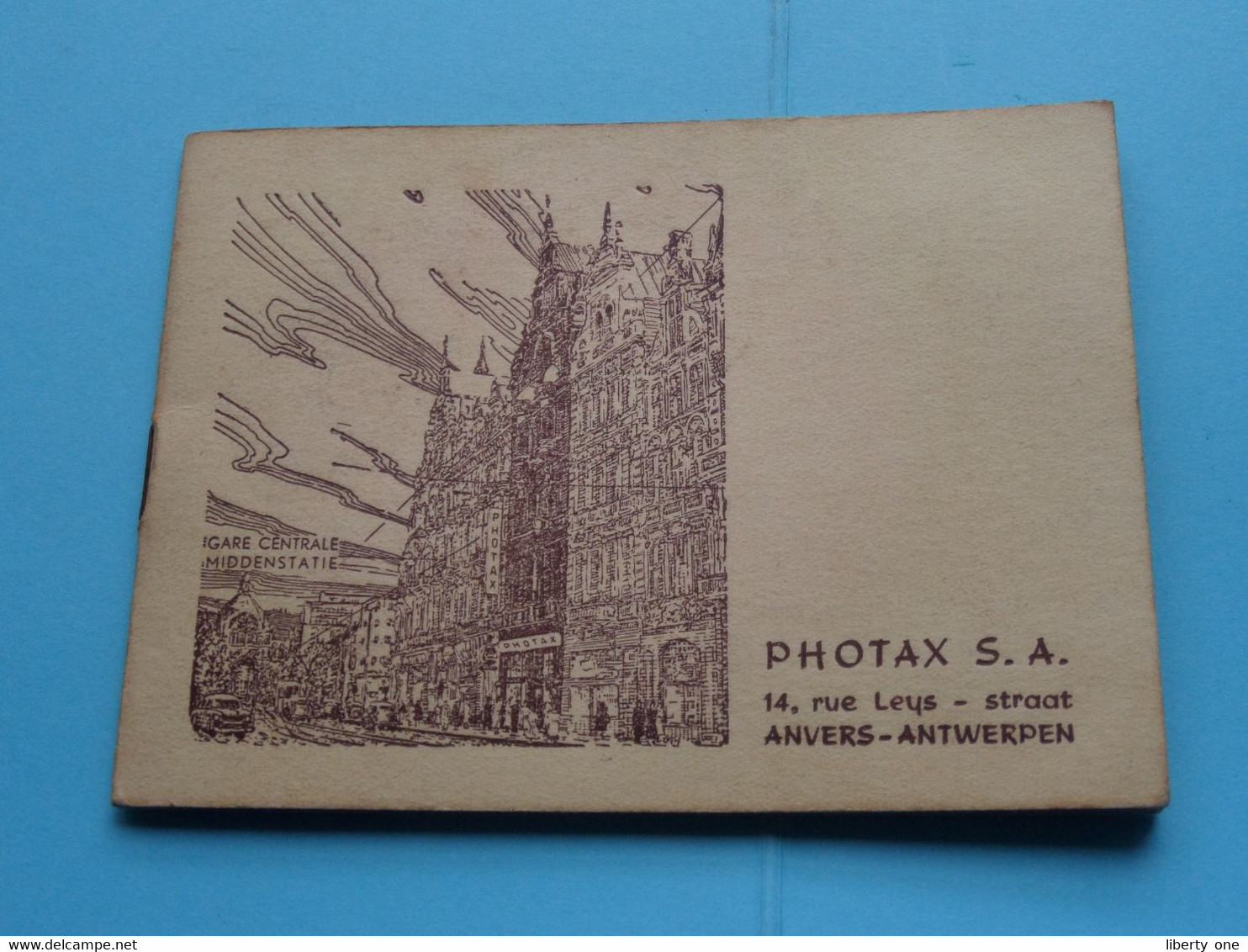 Album (klein) : PHOTAX Rue De Leys Anvers ( Antwerpen ) ( Zie / Voir Photo ) Form. +/- 11,5 X 8,5 Cm. ! - Materiale & Accessori