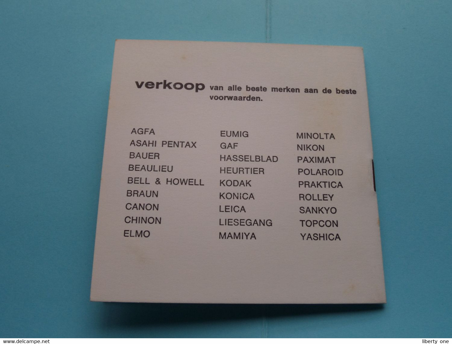 Album (klein) : W. HANJOUL & C° : Films WILLY Antwerpen ( Zie / Voir Photo ) Form. +/- 11 X 11 Cm. ! - Supplies And Equipment