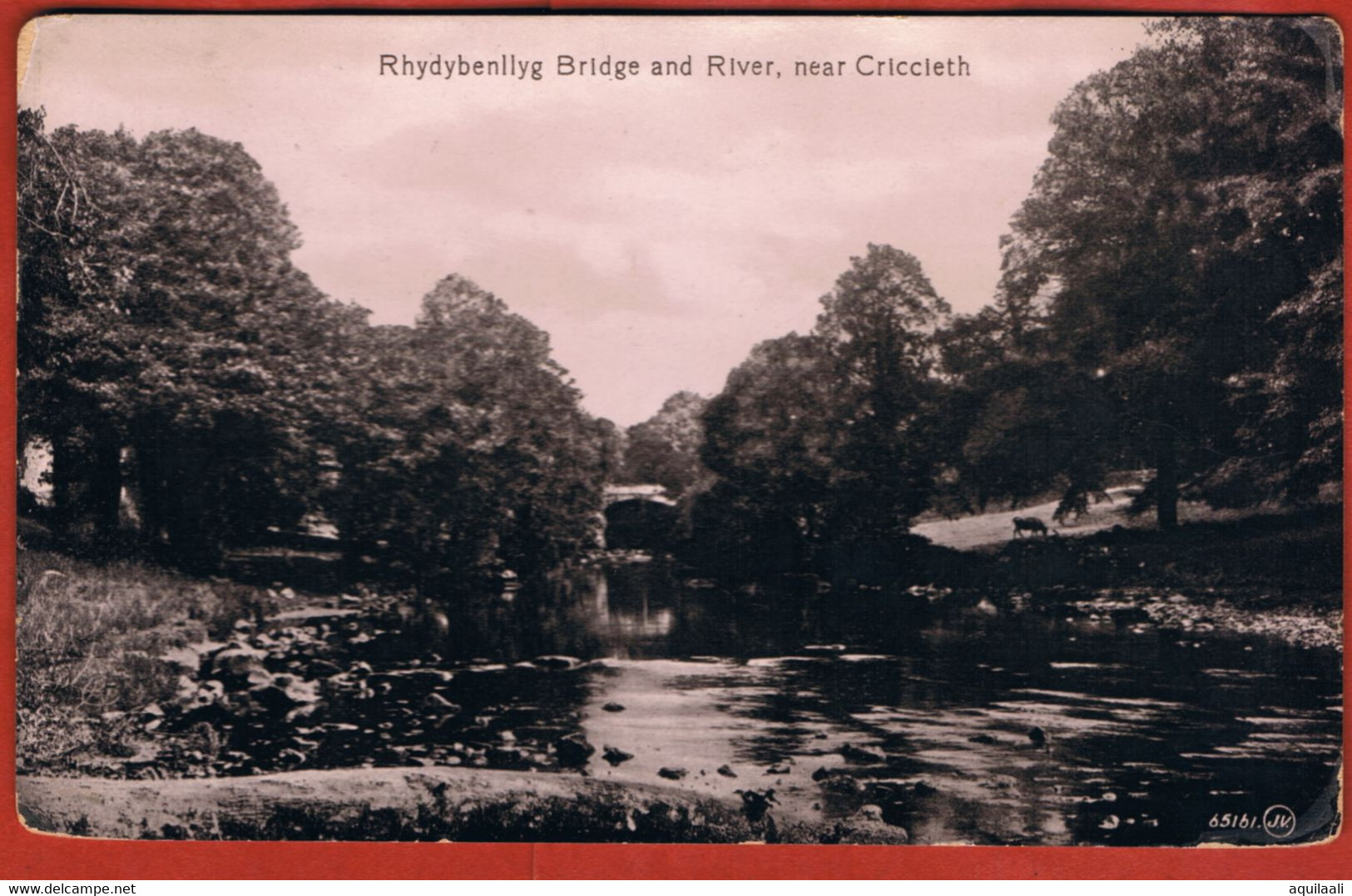 Great Britain. Cartolina B/n Non Circolata. Rhydybenllyg Bridge And River,Criccieth. - Merionethshire