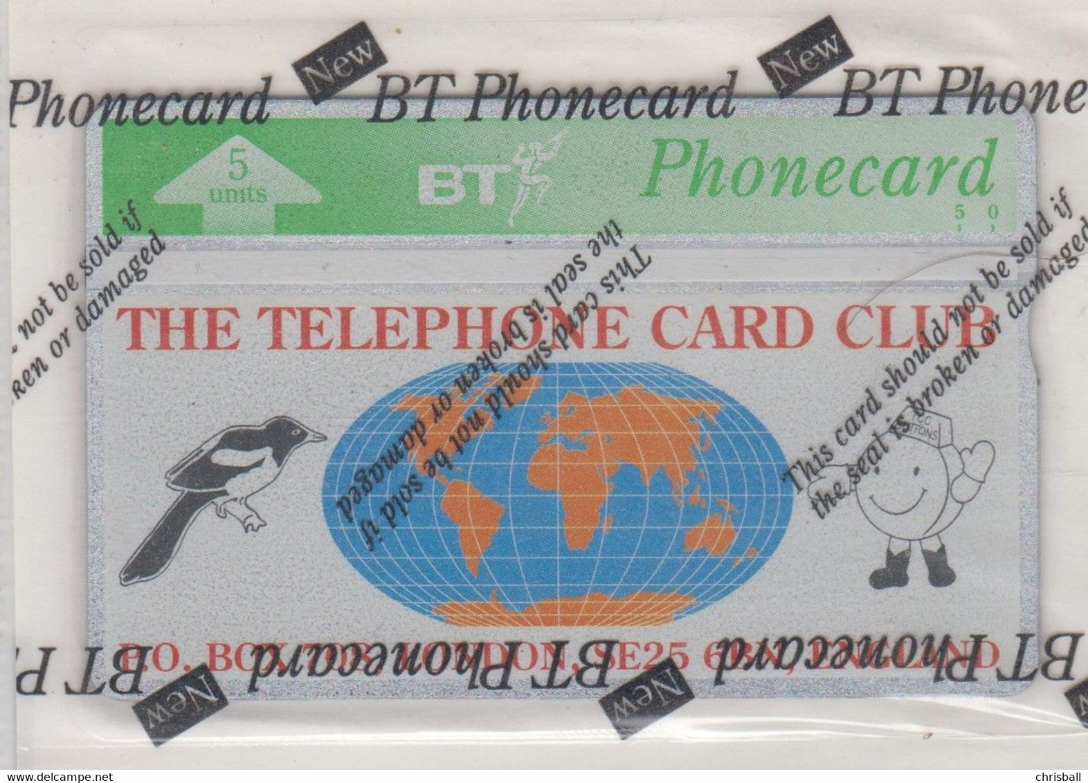 BT Telephone Card Club Phonecard - Mint Wrapped - BT Herdenkingsuitgaven