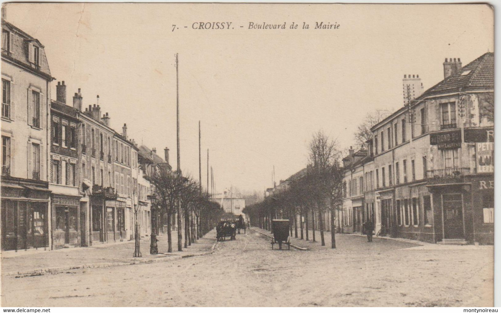 Yvelines : CROISSY :  Bd   D E La  Mairie - Croissy-sur-Seine