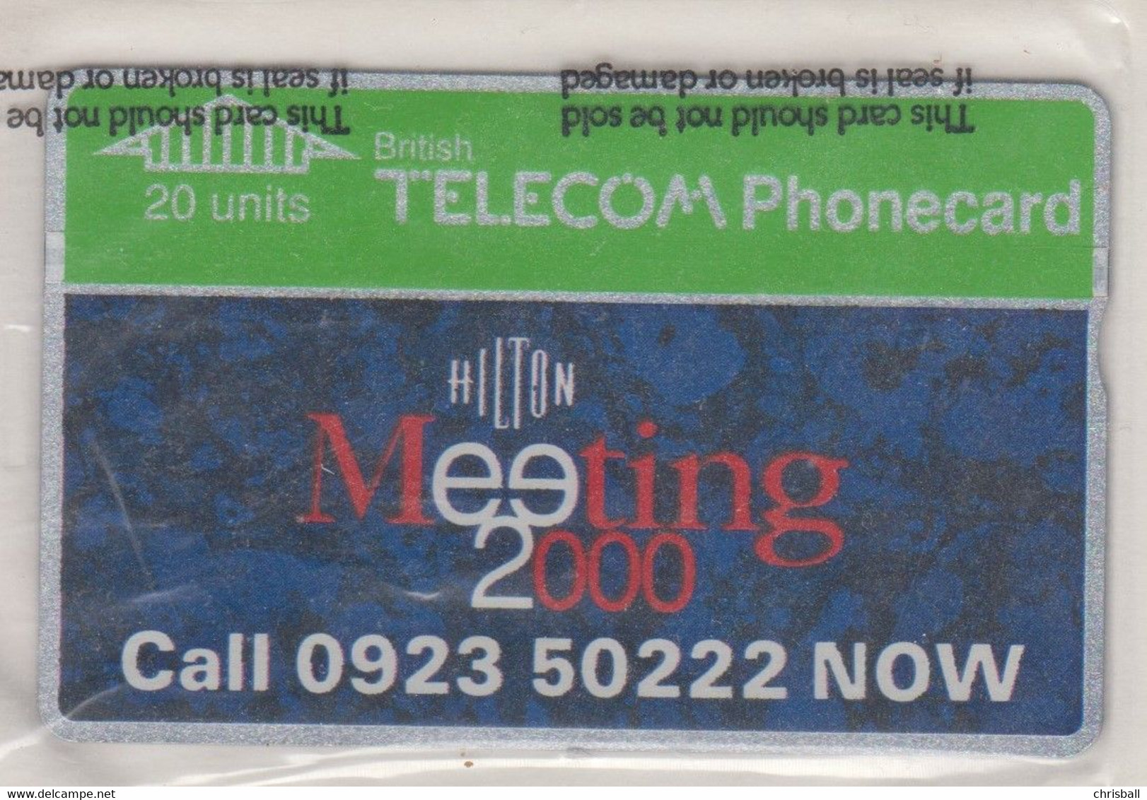 BT 'Meeting 2000' Phonecard - Mint Wrapped - BT Herdenkingsuitgaven