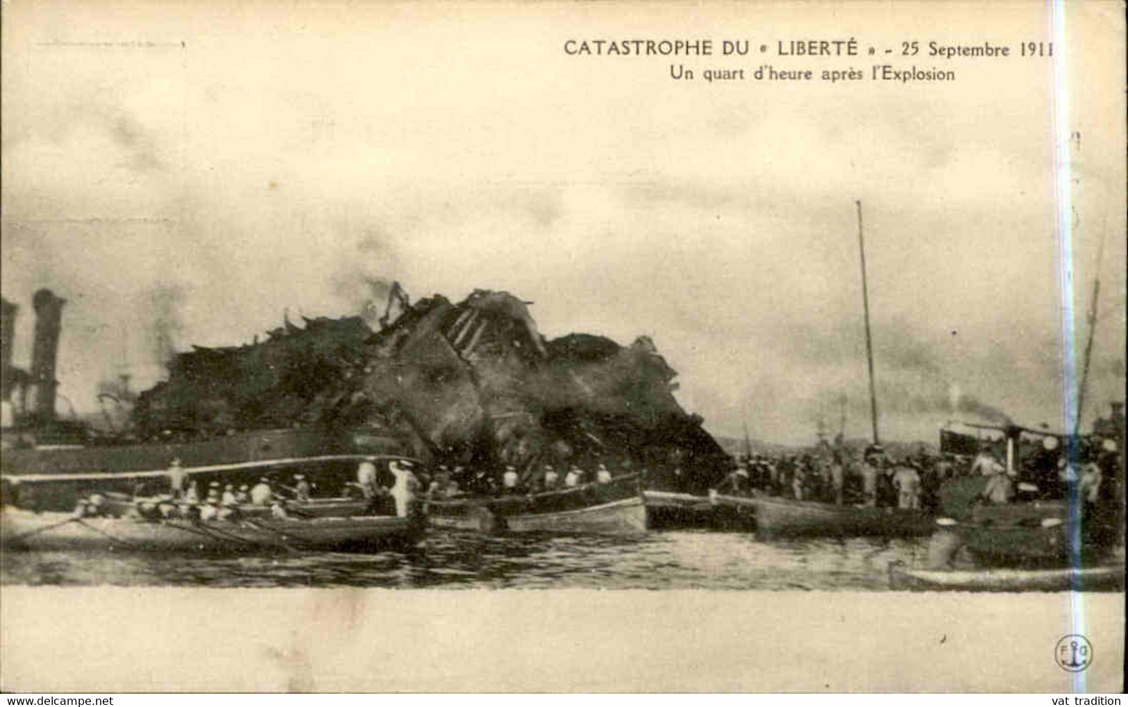 ÉVÉNEMENTS - Carte Postale De La Catastrophe Du Liberté En 1911  - L 129568 - Catastrophes