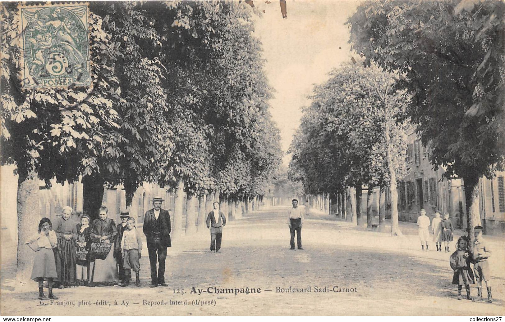 51-AY-CHAMPAGNE-BOULEVARD SADI-CARNOT - Ay En Champagne