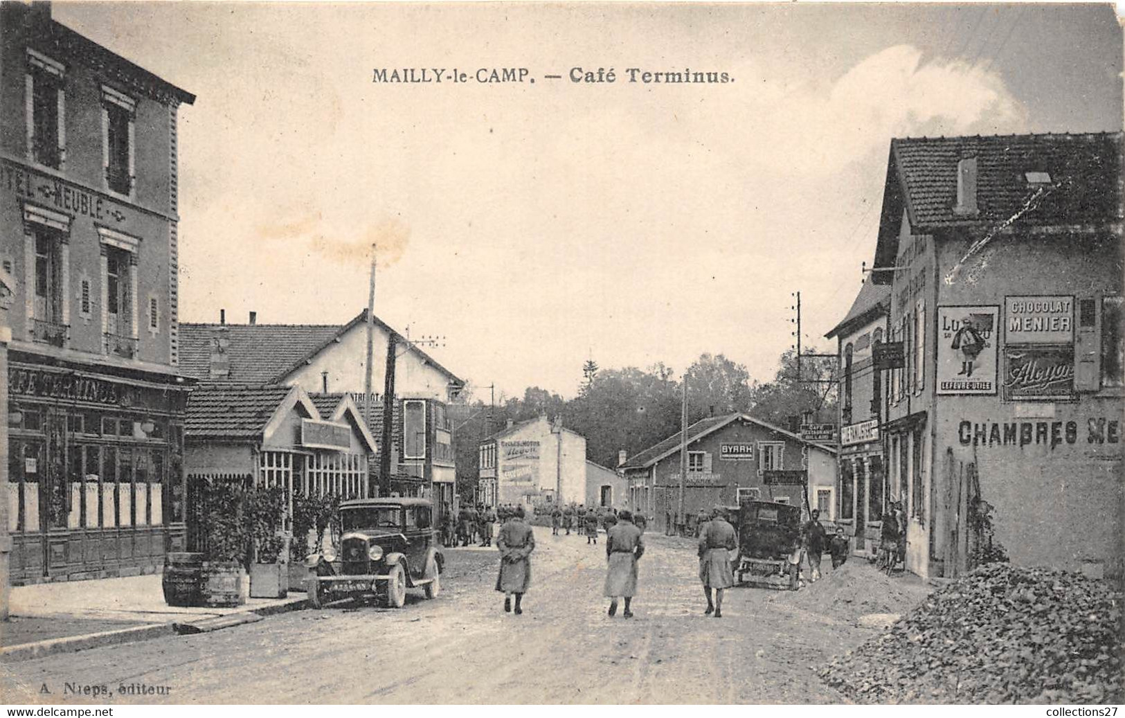 10-MAILLY-LE-CAMP- CAFE TERMNINUS - Mailly-le-Camp