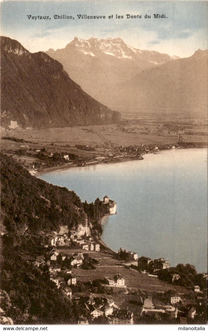 Veytaux, Chillon, Villeneuve Et Les Dents Du Midi (1980) - Villeneuve