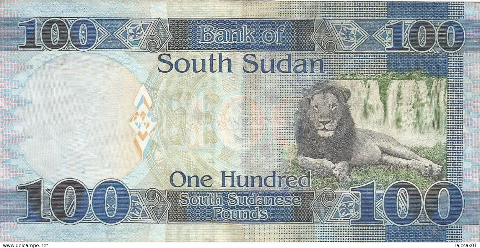 South Sudan 100 Pounds 2017. Xf - Sudan Del Sud