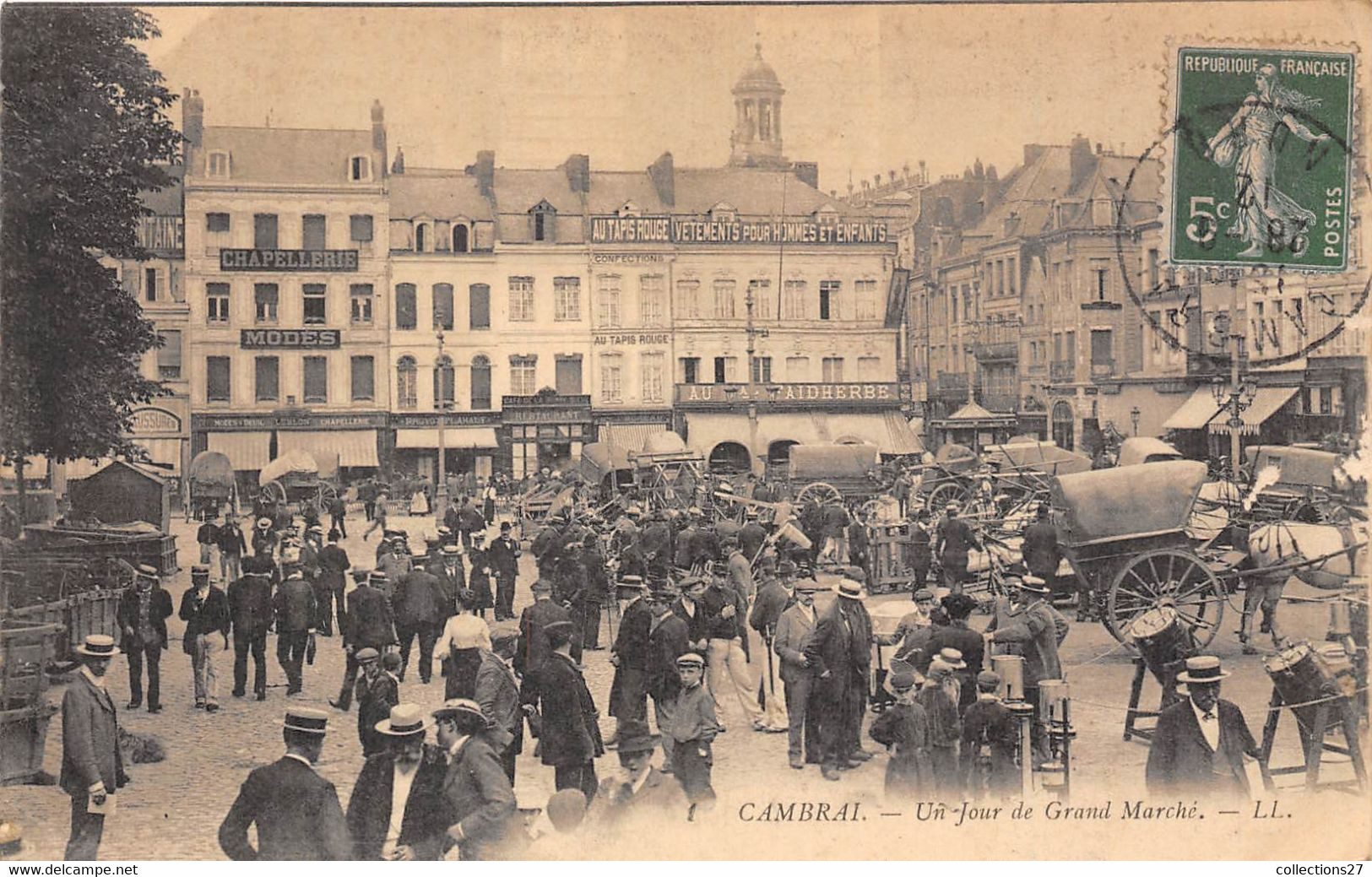 59-CAMBRAI- UN JOUR DE GRAND MARCHE - Cambrai