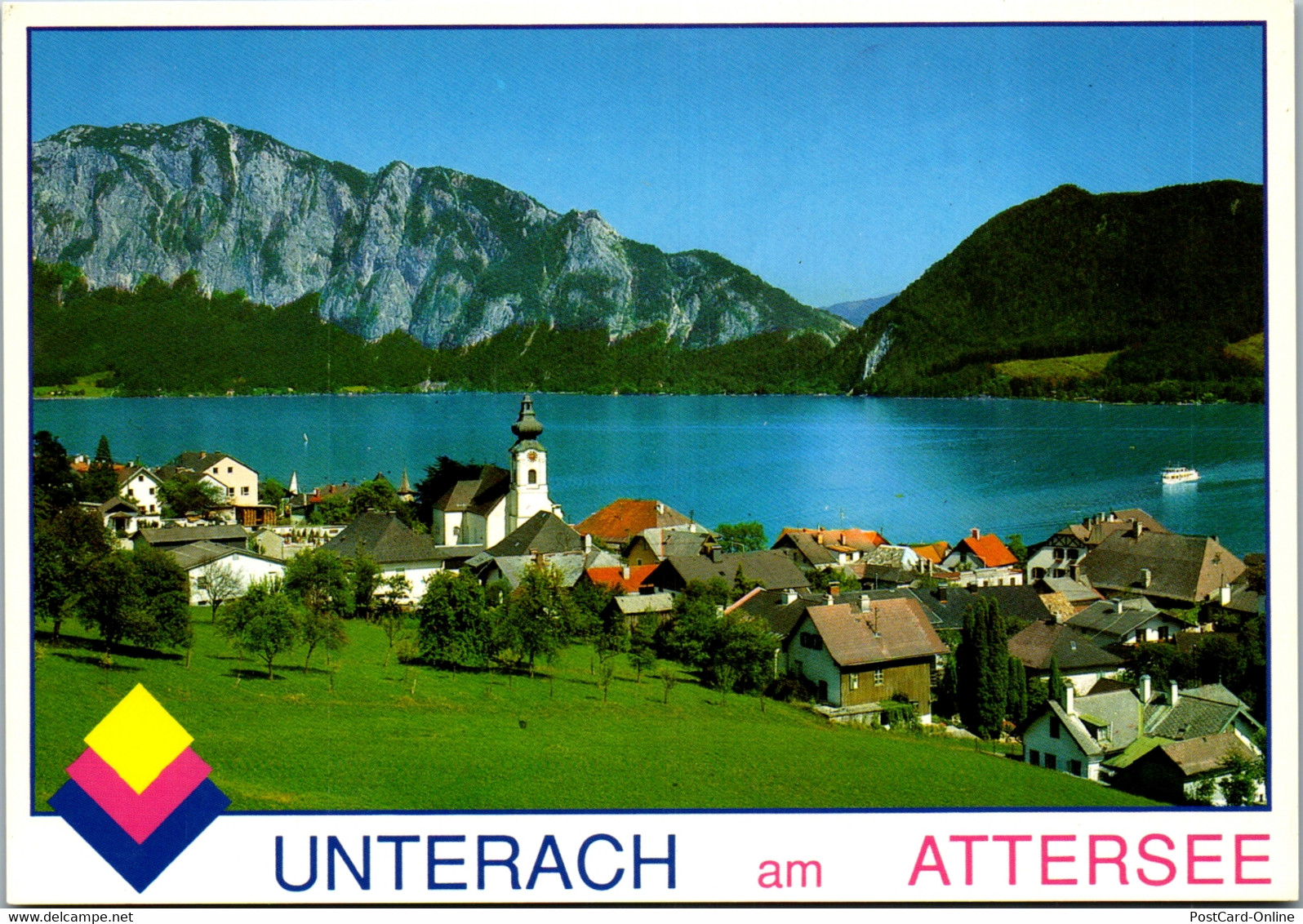 36733 - Oberösterreich - Unterach Am Attersee Mit Dem Höllengebirge - Nicht Gelaufen - Attersee-Orte