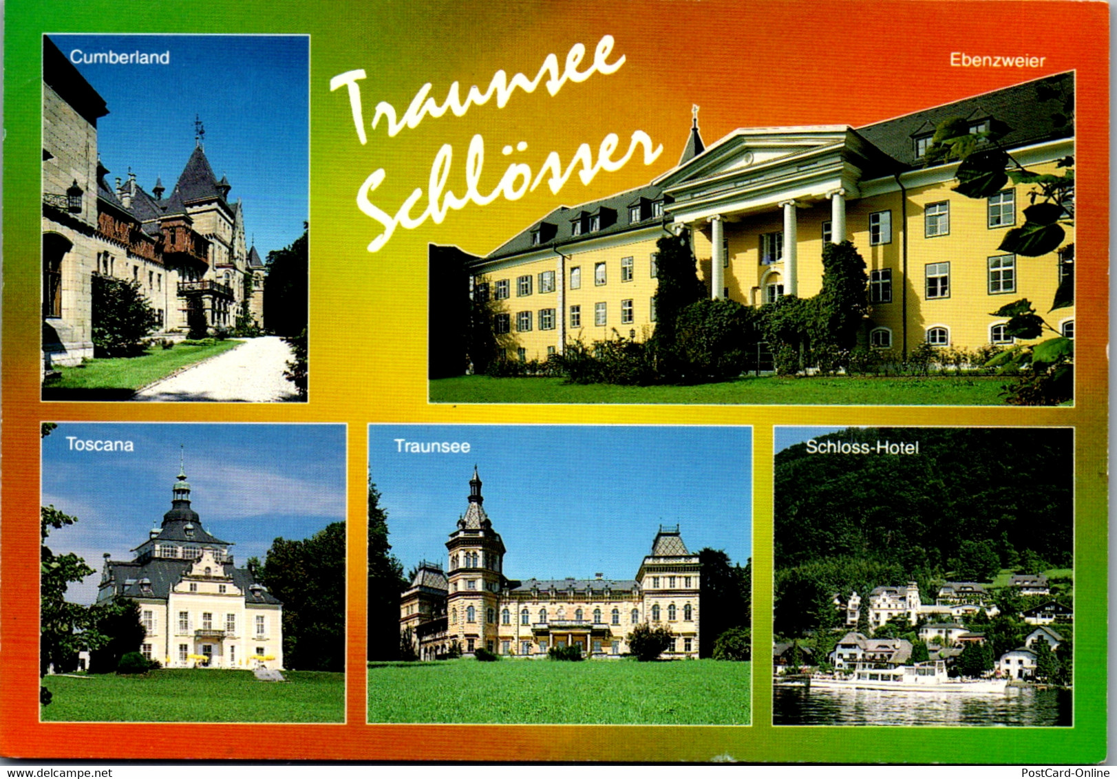 36773 - Oberösterreich - Traunsee , Cumberland , Toscana , Ebenzweier , Schloss Hotel , Schlösser - Nicht Gelaufen - Ebensee