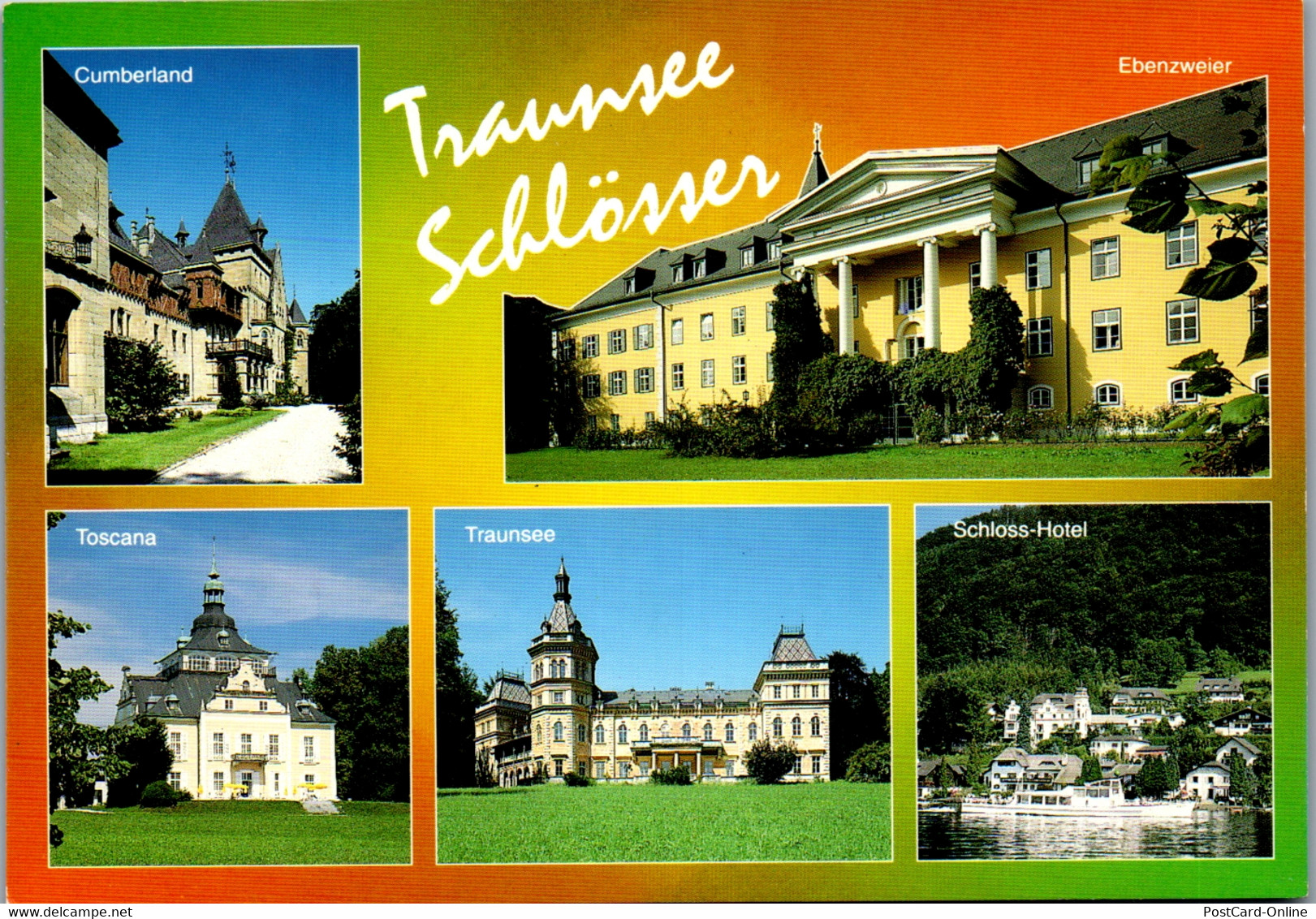 36785 - Oberösterreich - Traunsee , Cumberland , Toscana , Ebenzweier , Schloss Hotel , Schlösser - Nicht Gelaufen - Ebensee