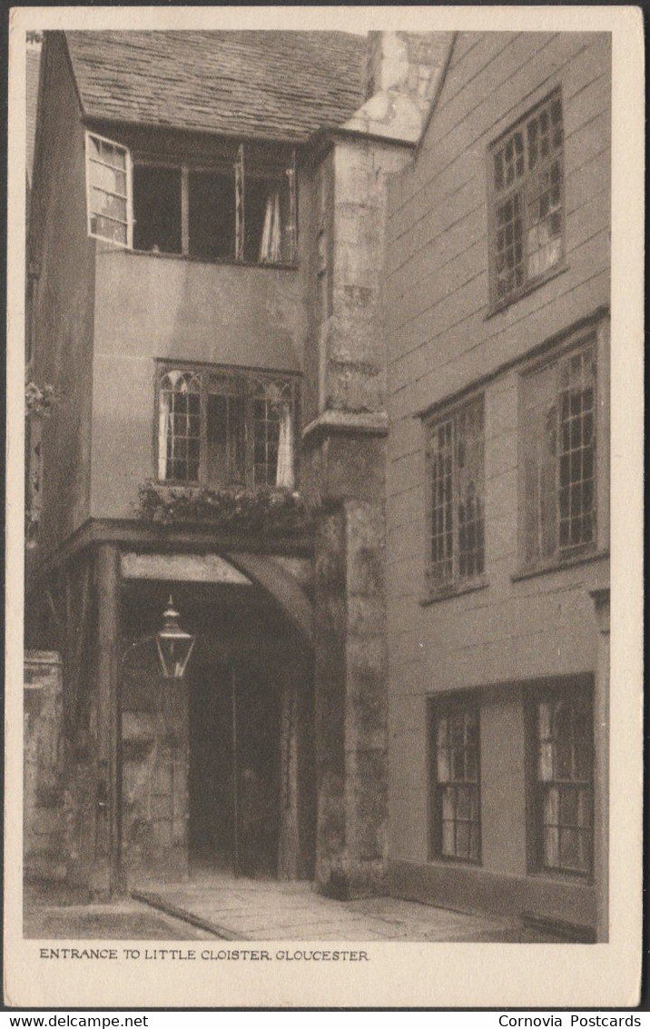Entrance To Little Cloister, Gloucester, C.1910s - Boots Pelham Postcard - Gloucester