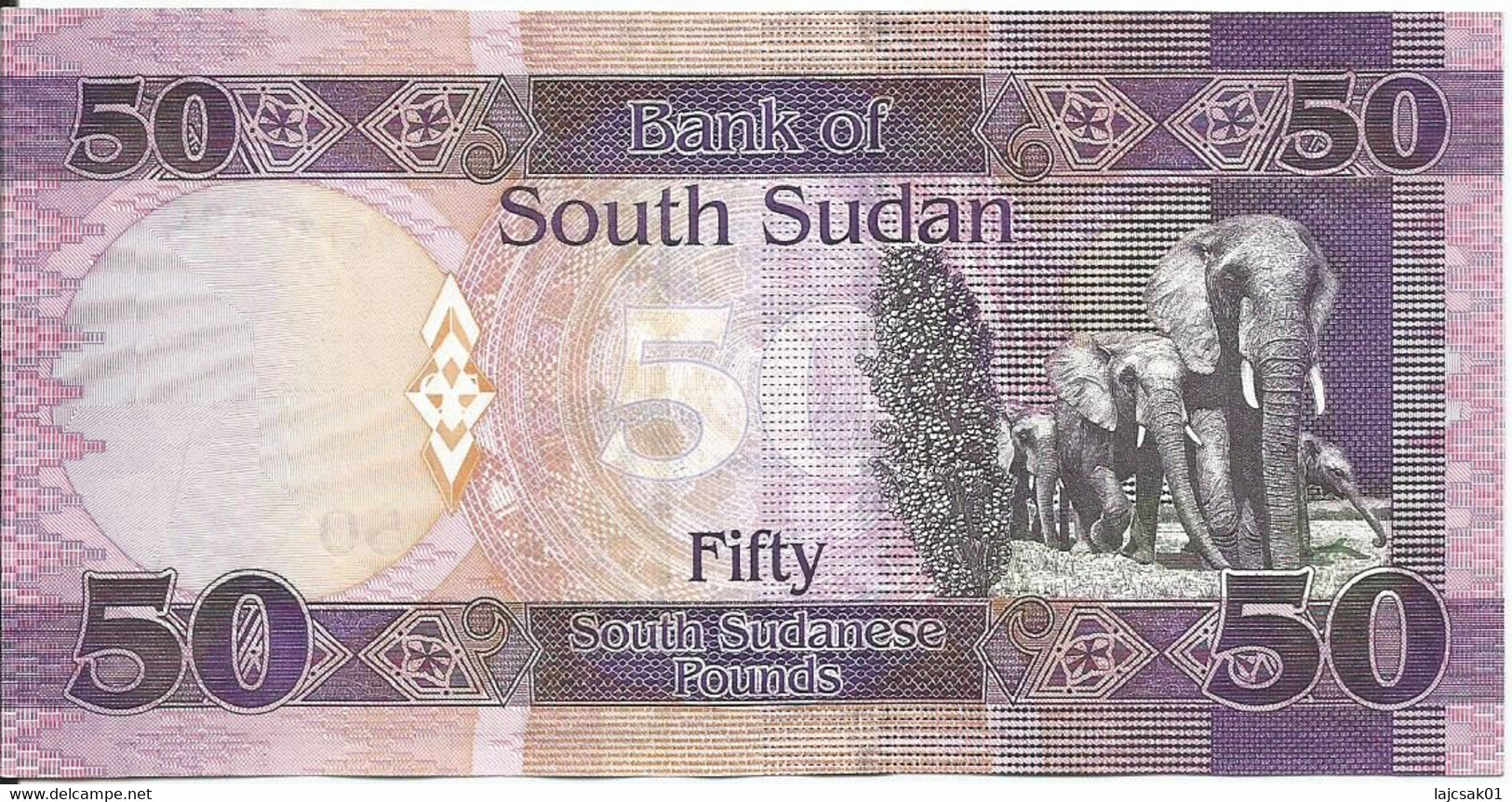 South Sudan 50 Pounds 2019. XF/AUNC - Sudan Del Sud