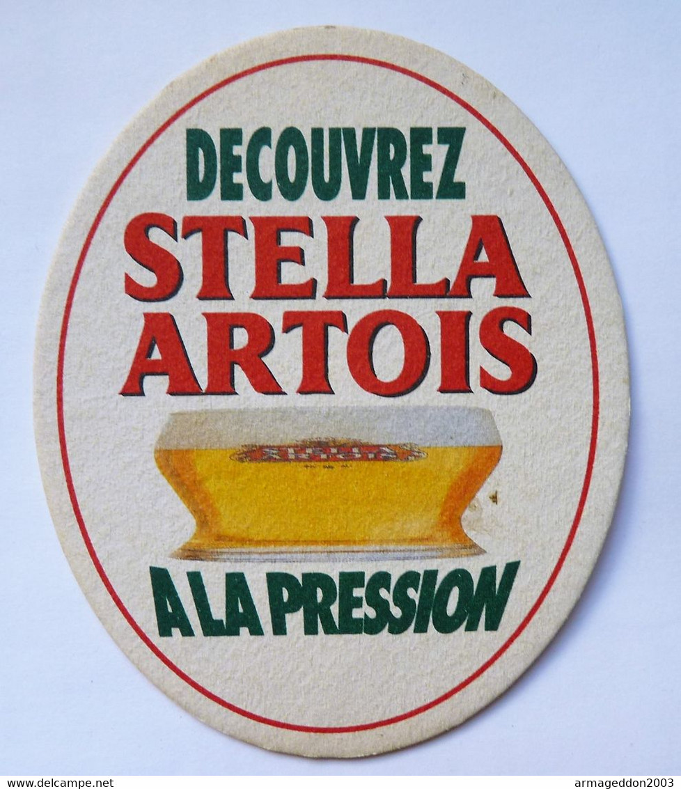 Sous bock brasserie Stella Artois 