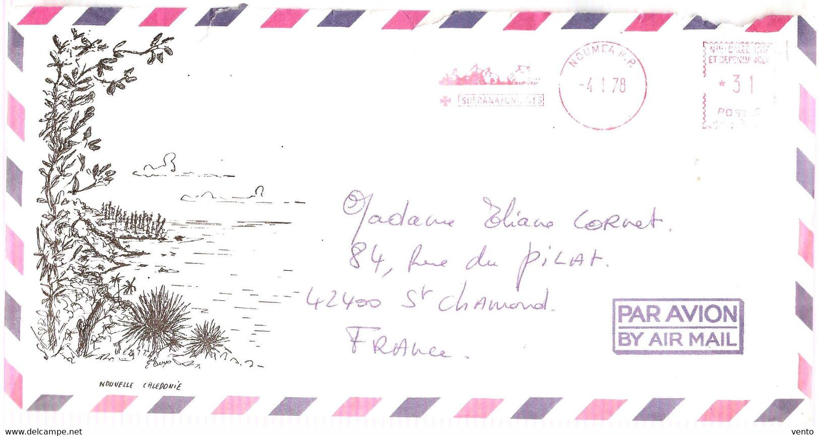 FR Col. New Caledonia ... Bb517 - Briefe U. Dokumente