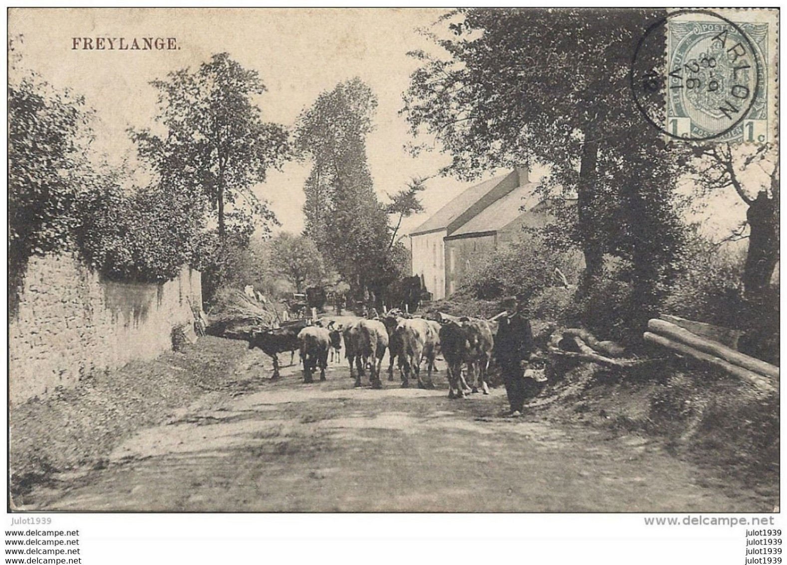 FREYLANGE ..-- Vue Du Village . 1912 Vers COUILLET ( Mr Fernand BOCCART ) . Voir Verso . - Aarlen