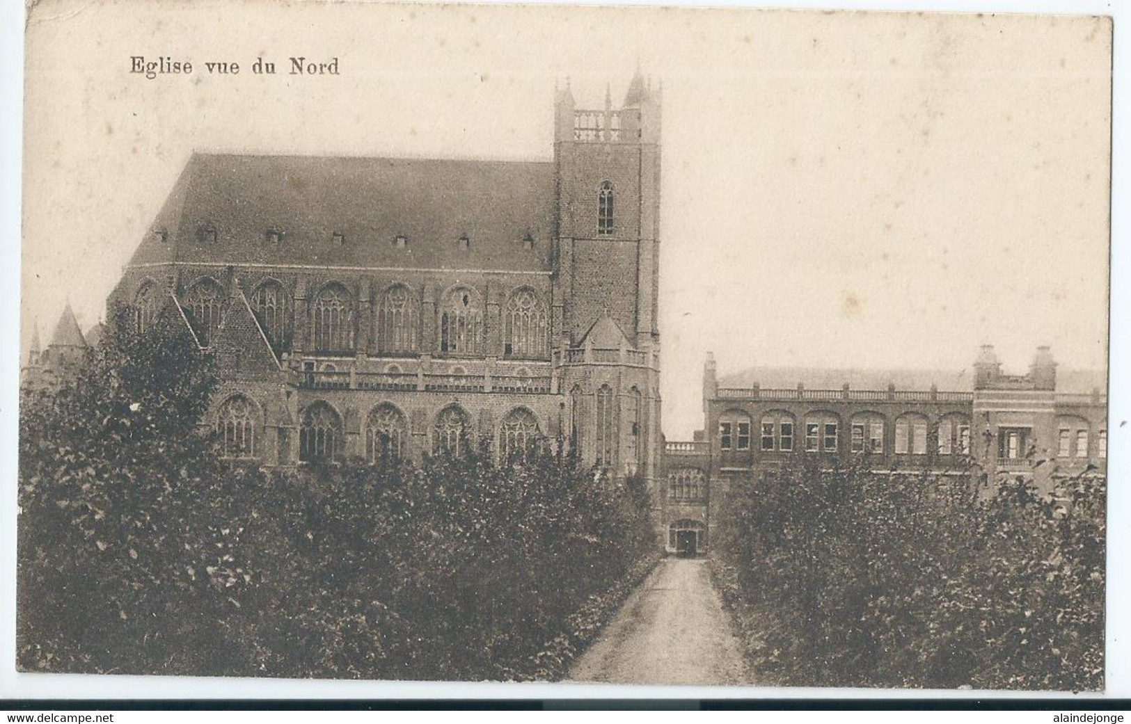 Wavre-Notre-Dame - Onze-Lieve-Vrouw-Waver - Institut Des Ursulines - Eglise Vue Du Nord - 1926 - Sint-Katelijne-Waver