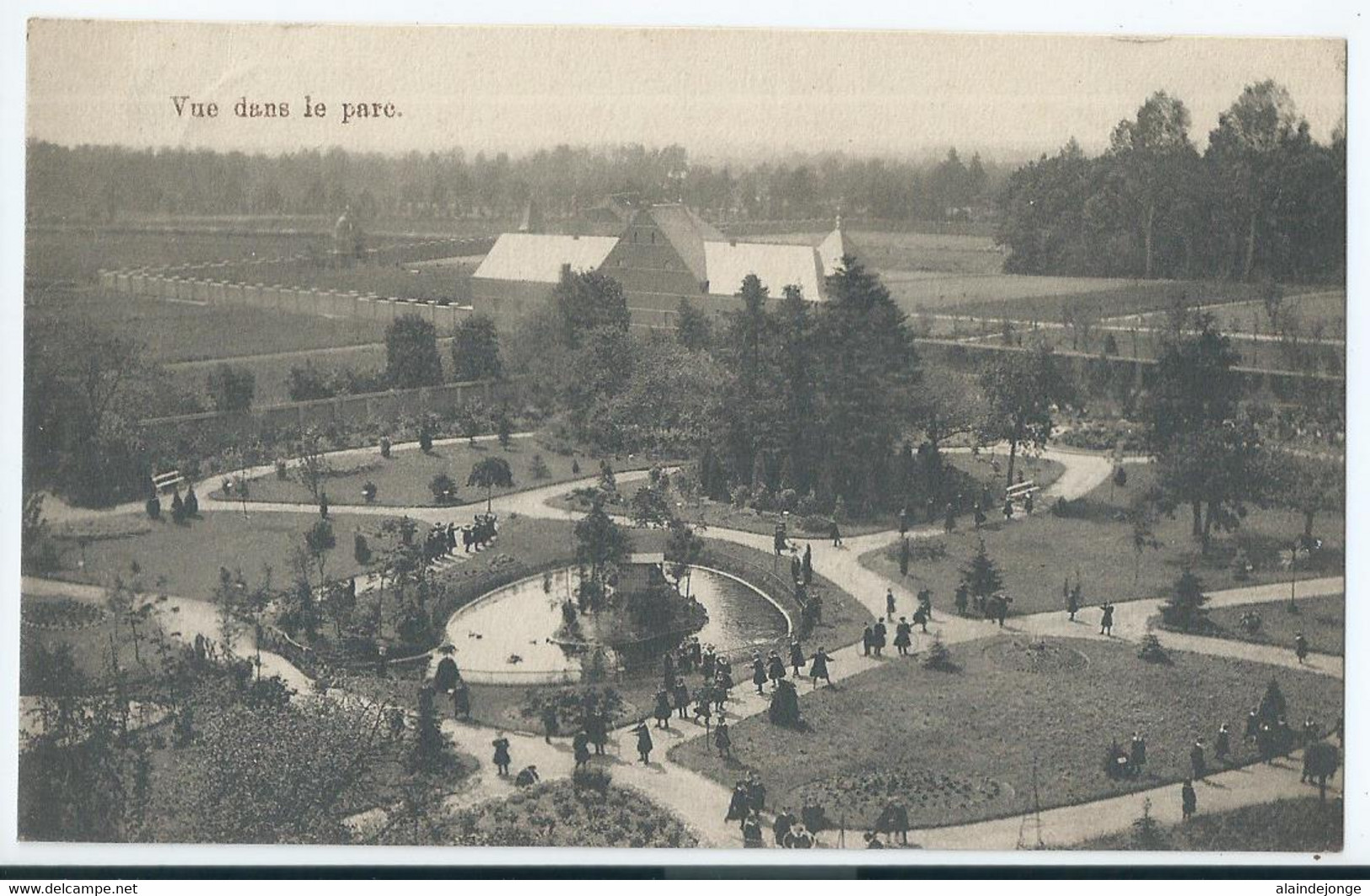 Wavre-Notre-Dame - Onze-Lieve-Vrouw-Waver - Institut Des Ursulines - Vue Dans Le Parc - 1924 - Sint-Katelijne-Waver