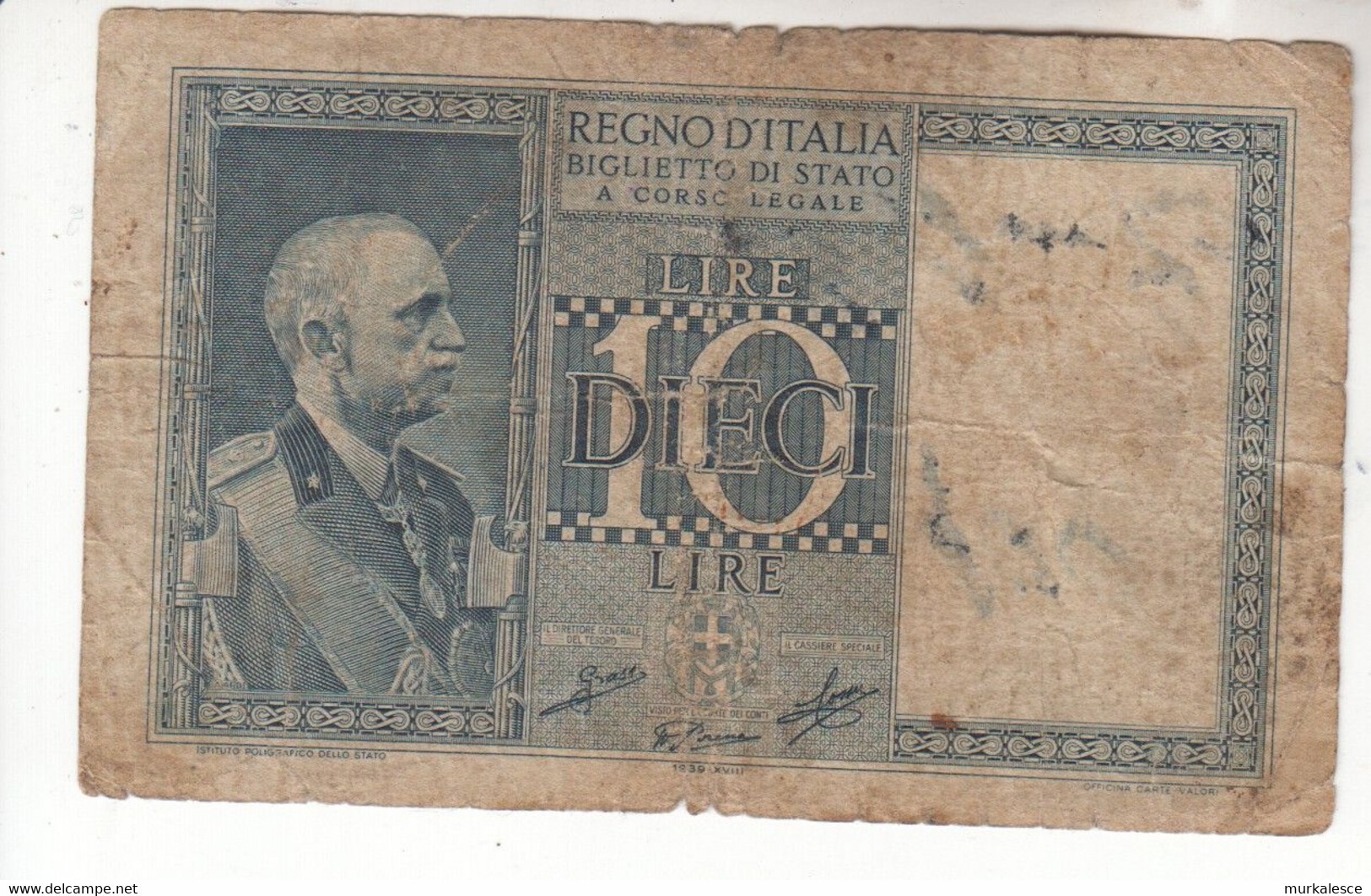 7921--ITALIA  BESATZUNG  LUBIANA  PARTISANEN  BANKNOTEN - 2. WK - Alliierte Besatzung