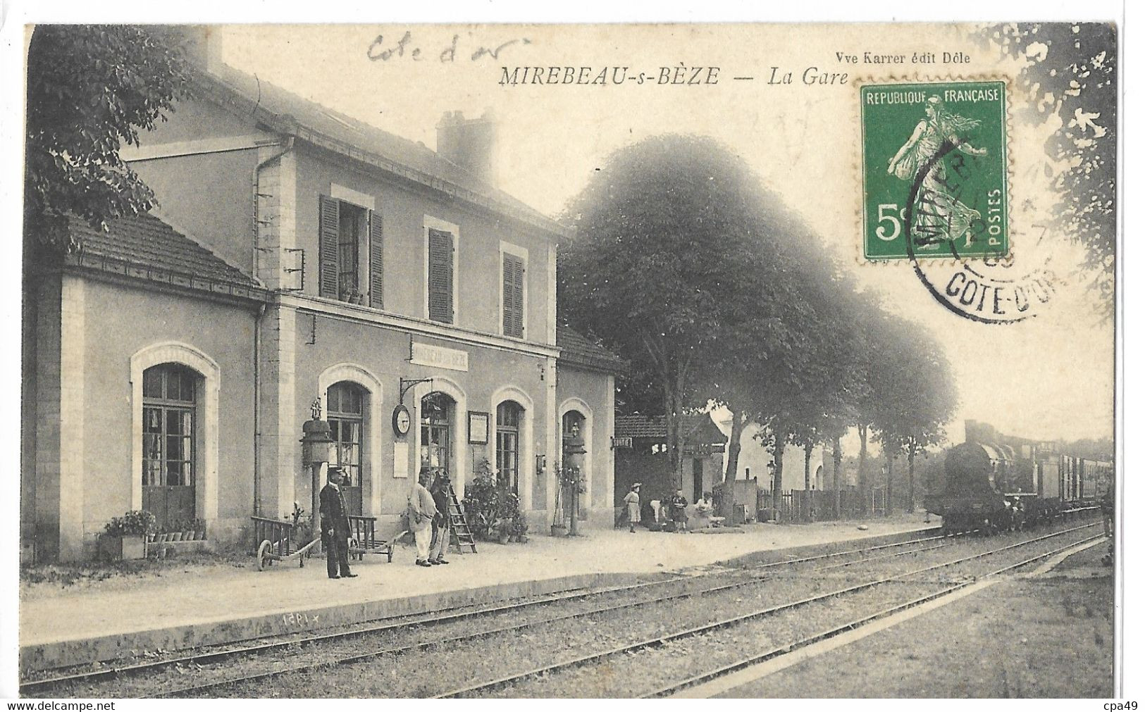 21  MIREBEAU - S - BEZE  LA GARE - Mirebeau