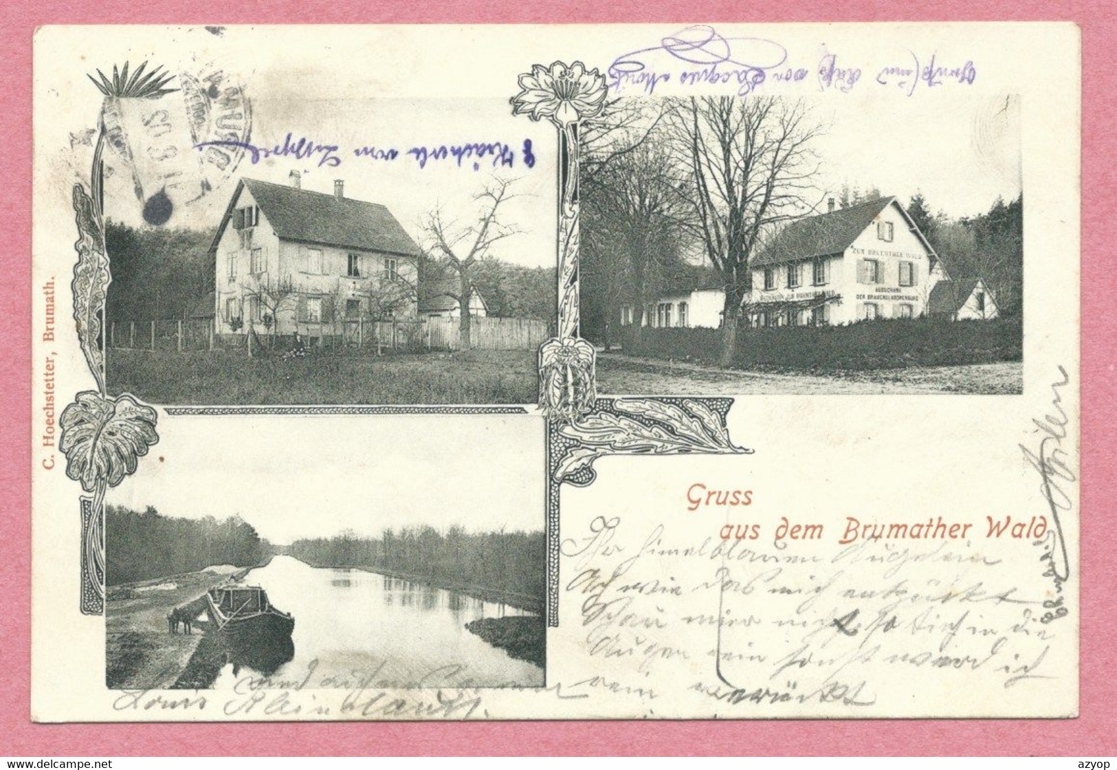 67 -  BRUMATH - GRUSS Aus Der BRUMATHER WALD - 3 Vues - Canal - Brumath