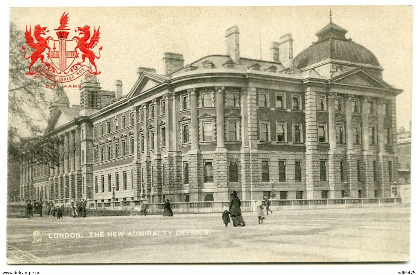 LONDON : THE NEW ADMIRALTY OFFICES (TUCKS) / ADDRESS - STAPLEHURST, HIGH STREET (BURT) - Whitehall