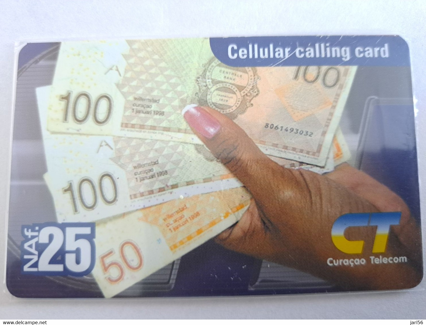 CURACAO NAF 10,- +  25,- CT TELECOM /  DUTCH/ ANTILLIAN MONEY BILJETS /    ** 10718** - Antilles (Netherlands)