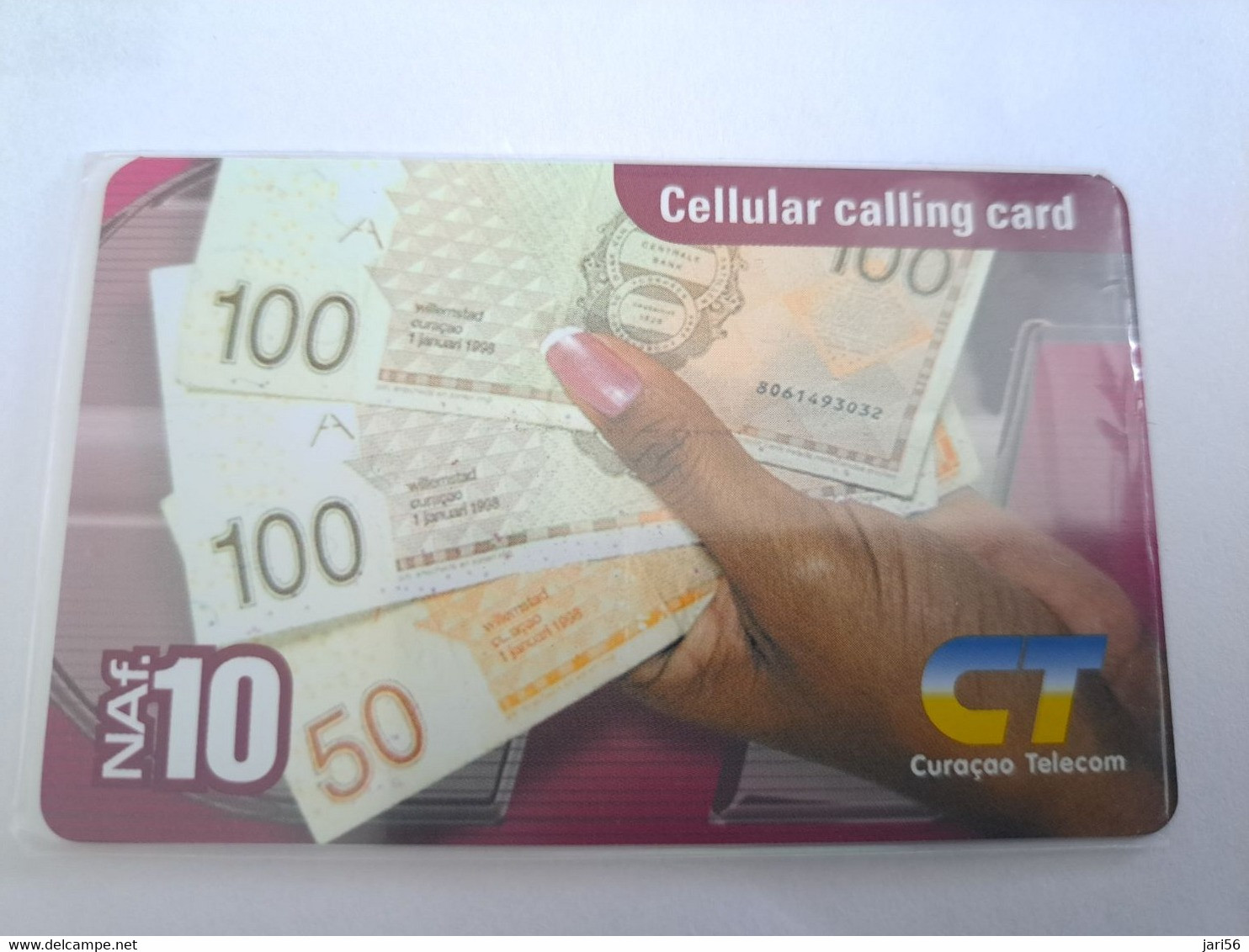 CURACAO NAF 10,- +  25,- CT TELECOM /  DUTCH/ ANTILLIAN MONEY BILJETS /    ** 10718** - Antillen (Niederländische)