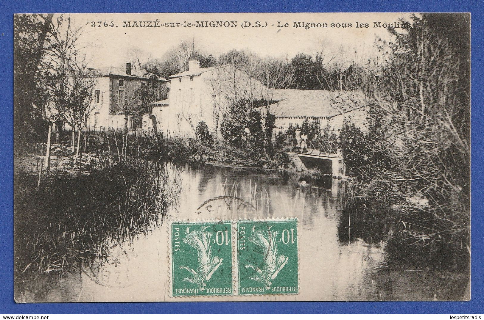 CPA 79 MAUZE SUR LE MIGNON (D.S.) - Le Mignon Sous Les Moulins - Mauze Sur Le Mignon