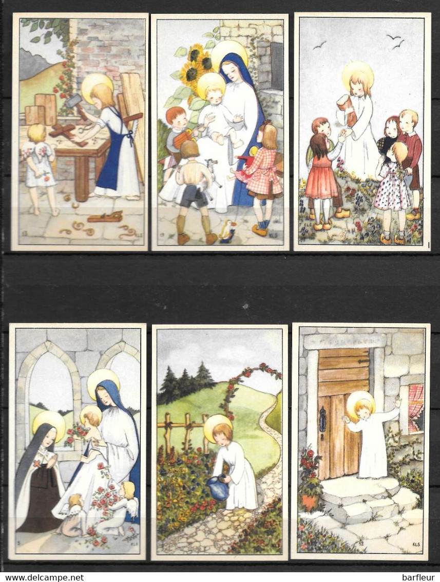 Lot De 6 Mini Images Religieuses - Devotion Images