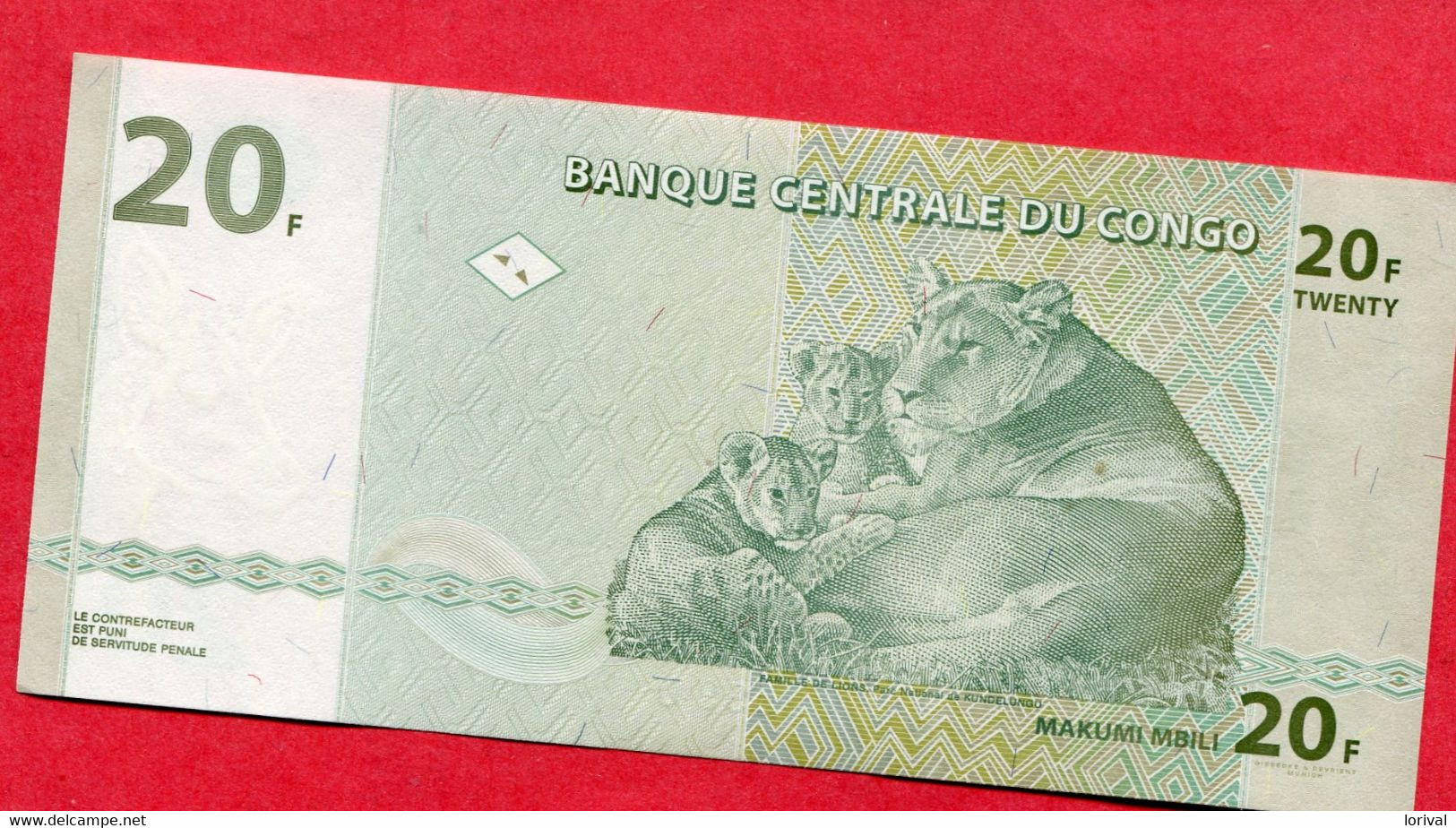 20 Francs 2003 Neuf 3 Euros - Republic Of Congo (Congo-Brazzaville)