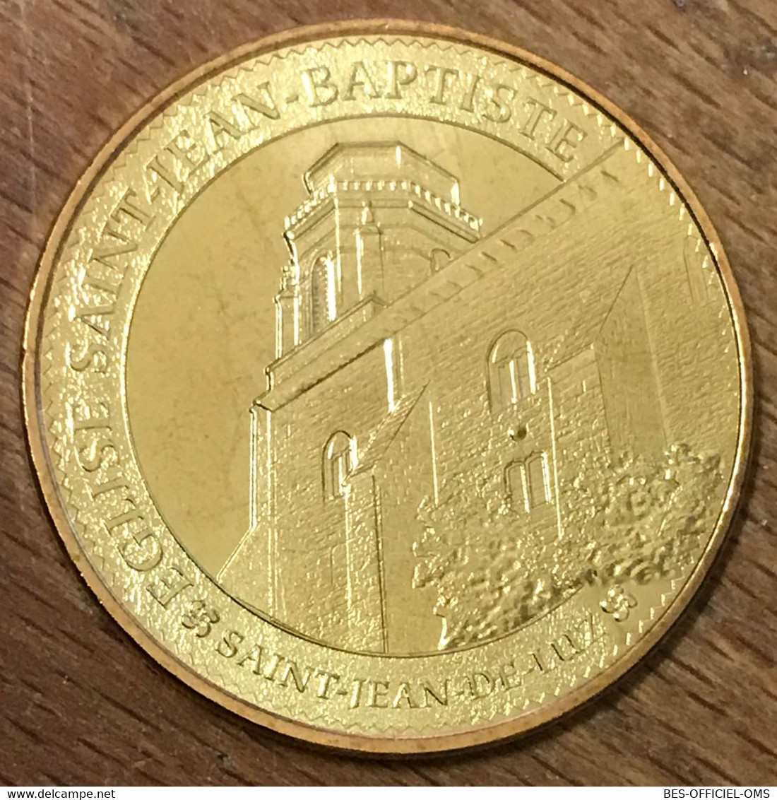 64 SAINT-JEAN-DE-LUZ ÉGLISE SAINT-JEAN BAPTISTE MDP 2015 MÉDAILLE MONNAIE DE PARIS JETON TOURISTIQUE MEDALS COINS TOKENS - 2015