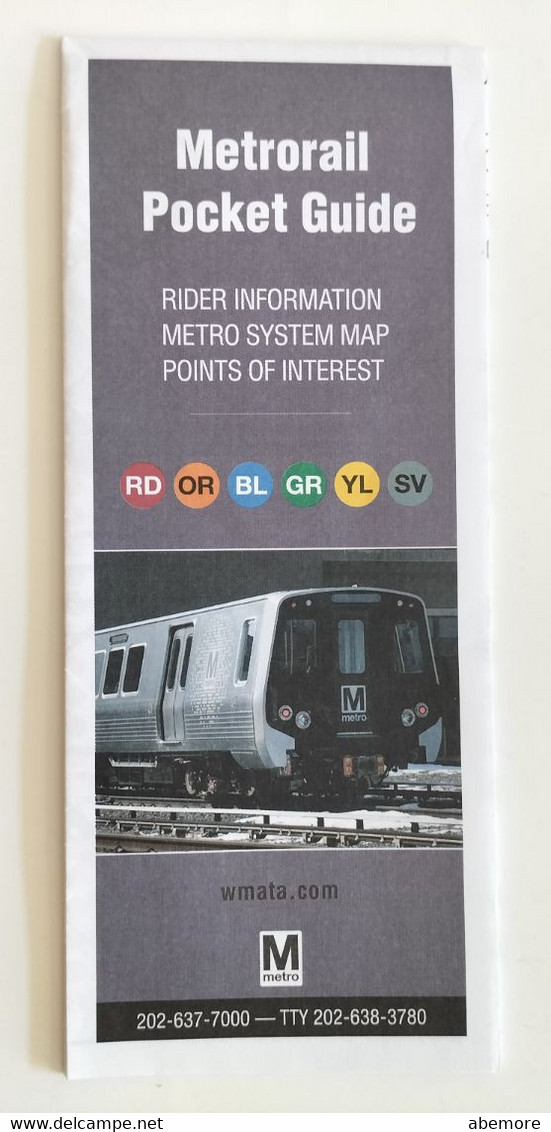 Metrorail Pocket Guide Washington DC 2014 - World