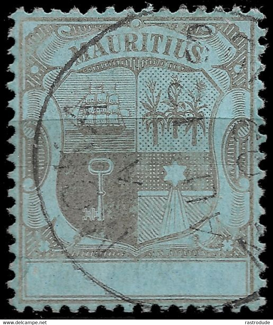 1895 MAURITIUS - SG. 128 ERROR MISSING VALUE - NOT LISTED IN GIBBONS - Mauricio (...-1967)