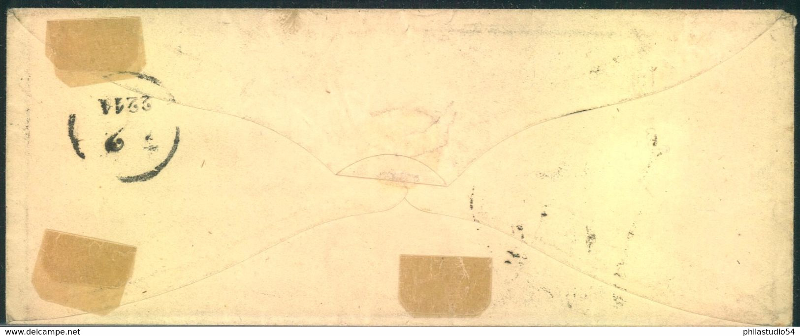 1861, 1 Sgr Auf Kleinem Umschlag Mit Nummernstempel „14“ Ab CASSEL Nach Gießen - Lettres & Documents