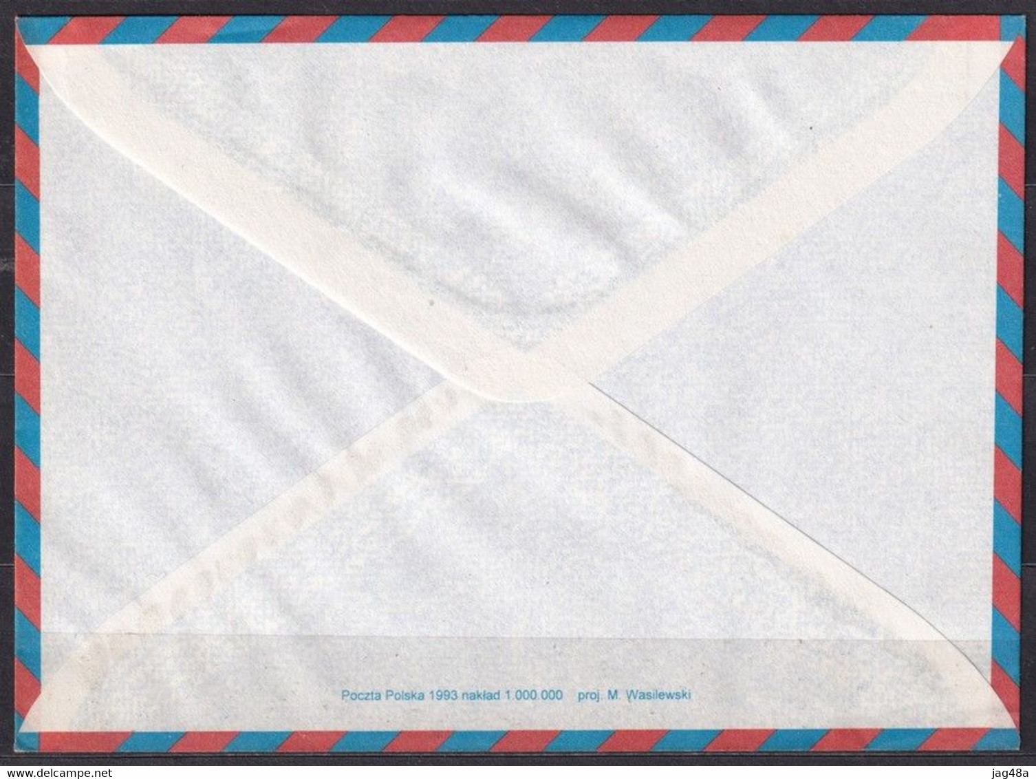 POLAND. 1993/unused AirMail PS Envelope. - Lettres & Documents