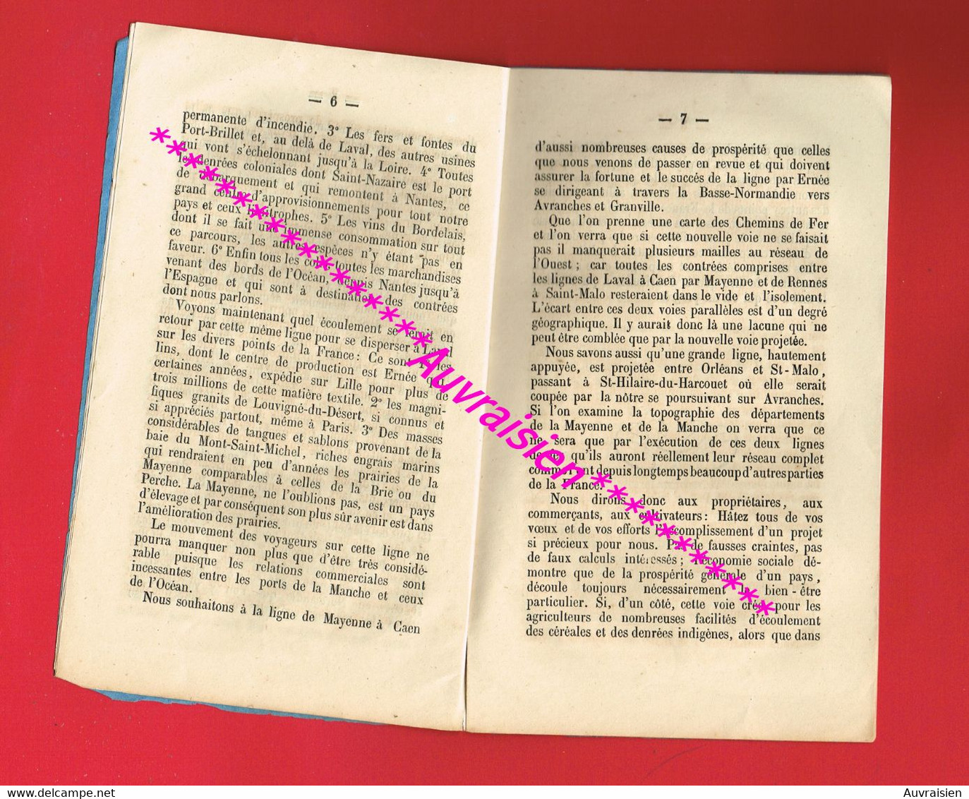 1 Plaquette 27 Pages 1864 Le Concours L'Exposition Comice Agricole Canton ERNEE Mayenne M. DUTERTRE Secrétaire Du Comice - Non Classificati